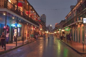 Bourbon Street In New Orleans